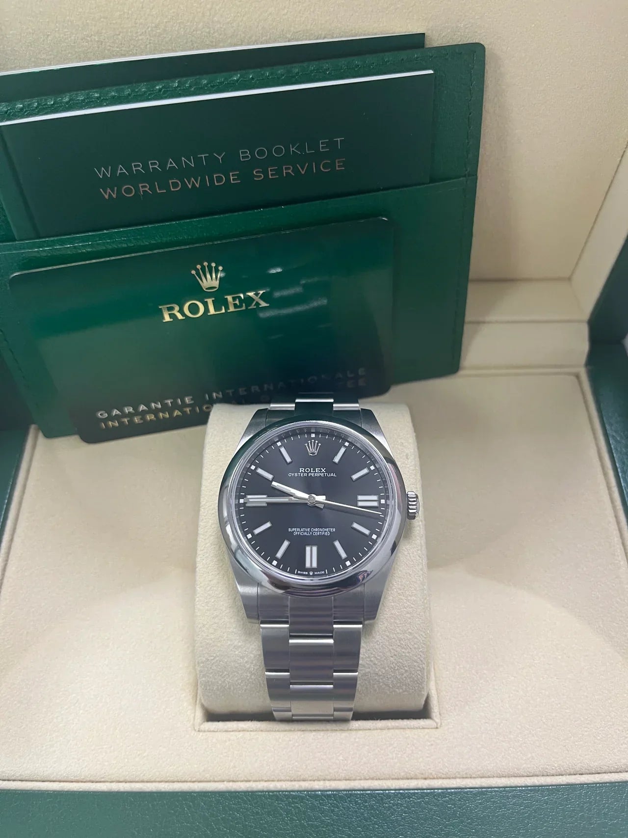 Oyster Perpetual 41 mm Nero