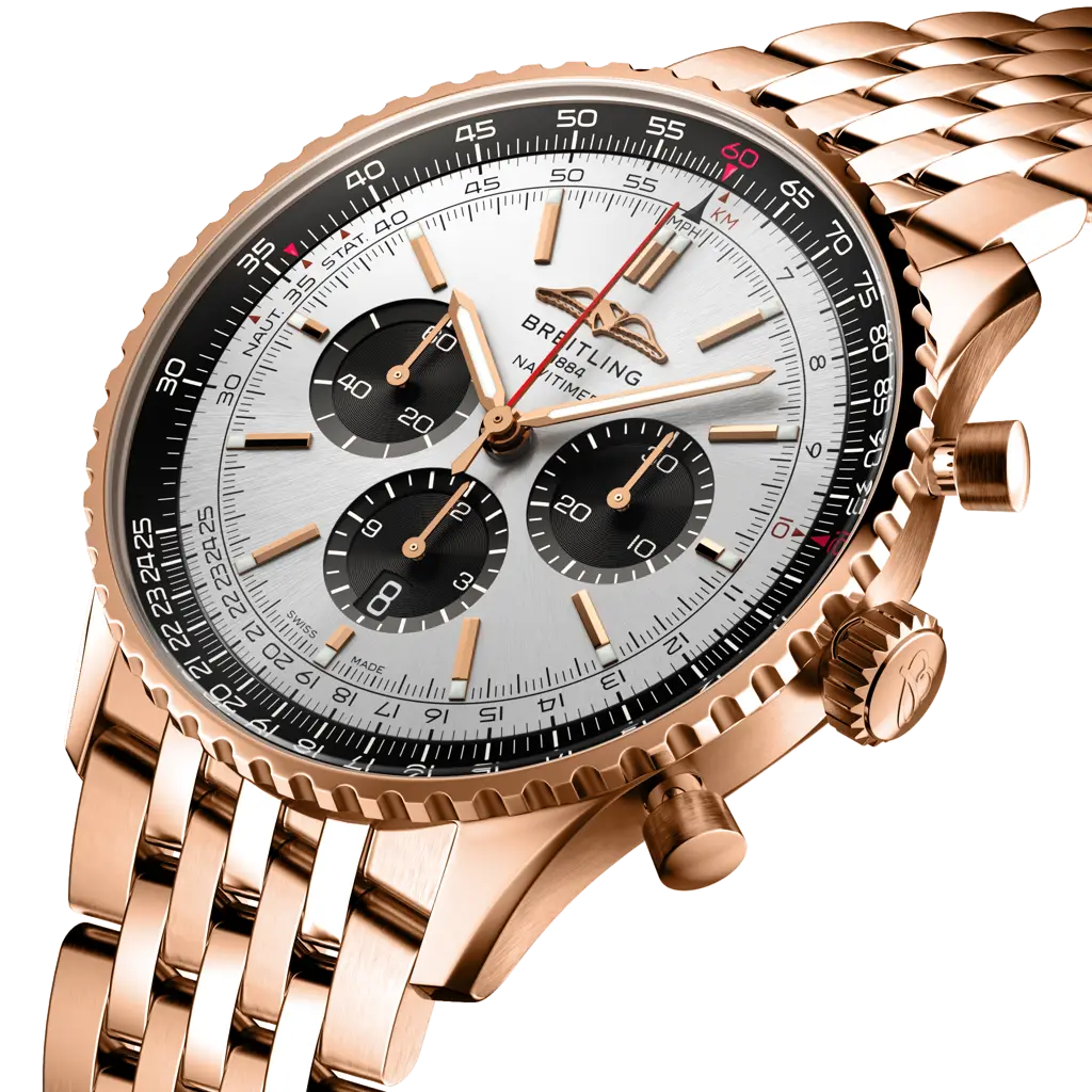 Breitling Navitimer B01 Chronograph 46 Oro Rosa/Argento