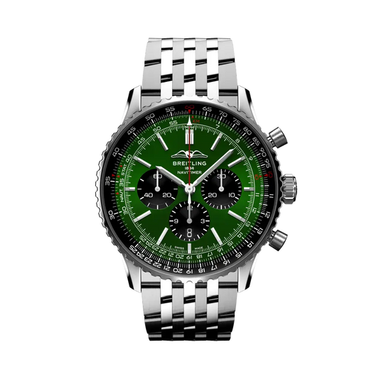 Breitling Navitimer B01 Chronograph 46 Verde/Acciaio